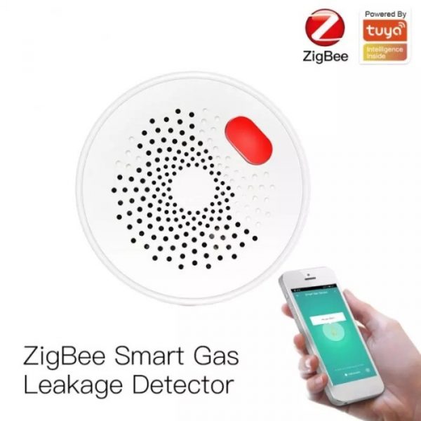 ALMO Smart ZigBee Gas Sensor Kebocoran LPG Home Automation Sentra